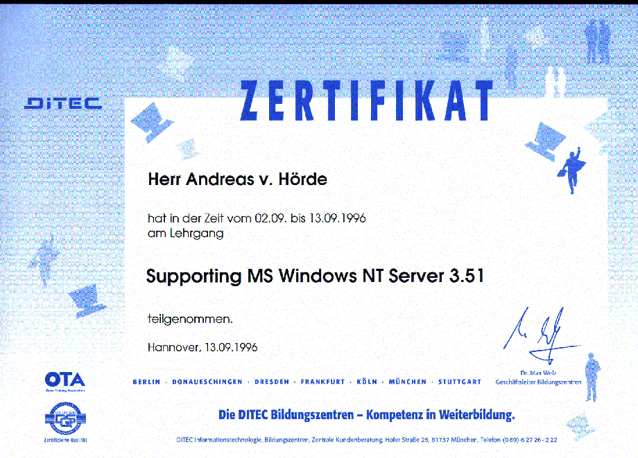 Zeritifikat Supporting MS Windows NT Server, di1.gif